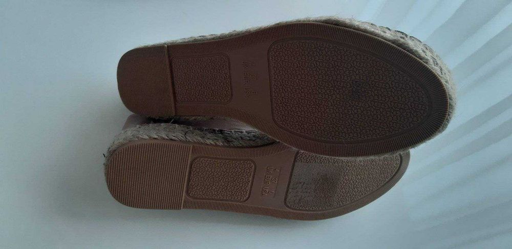 НОВИ Дамски Еспадрили в розово и черно