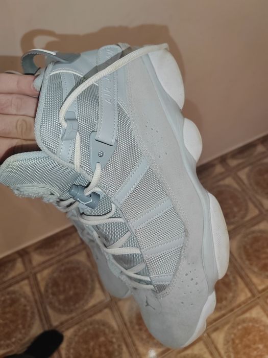 Jordan 6 rings gray wolf