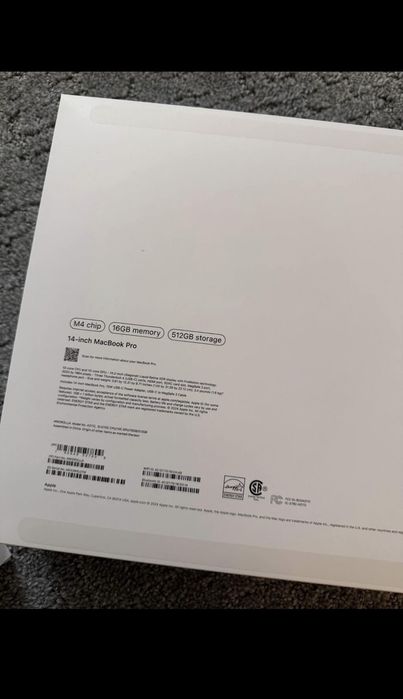 MacBook Pro 14" M4 Pro, 16 ГБ/512 ГБ
Open box