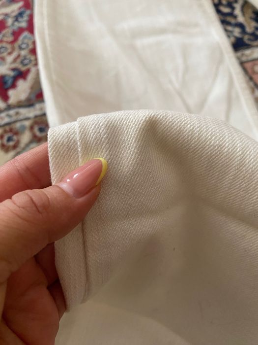 Белые джинсы, низкая посадка