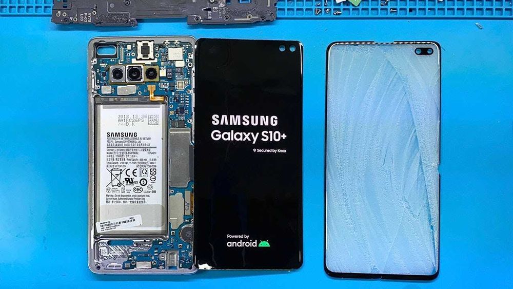 Замена дисплея стекла samsung