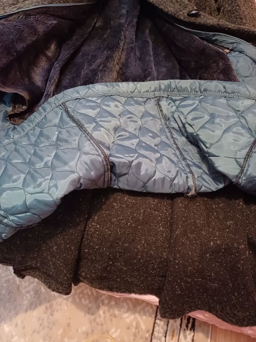 Пальто с капюшоном р.48