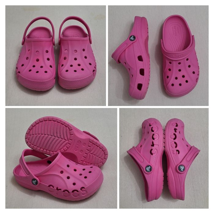 Saboți CROCS Kids Baya Clog J3 sandale papuci flip-flop nr 34-35 EU