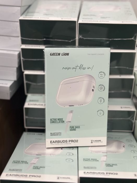 Airpods Pro 2 ANC Green Lion