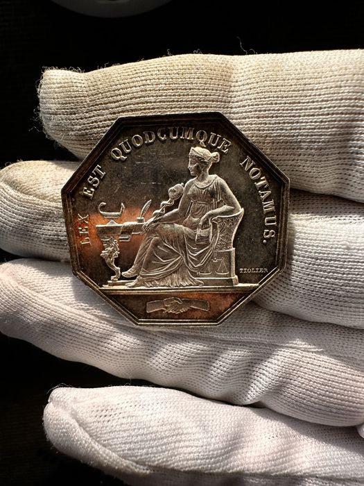 Сребърен жетон Франция 1845