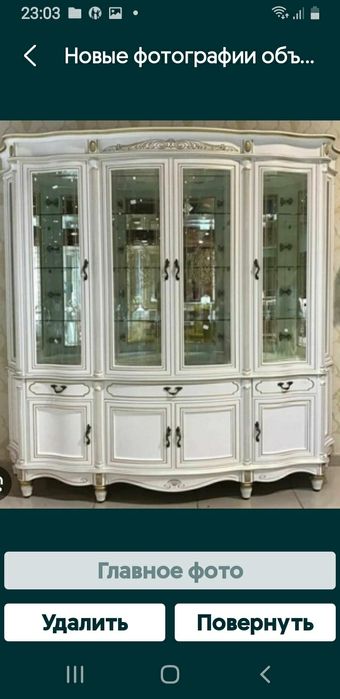 Буфет  гостинной  қасында  айнасы  бар  .упаковкада  тұр