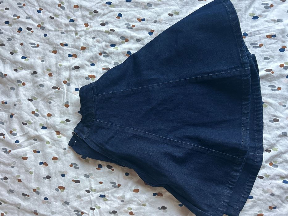 Къса дънкова пола