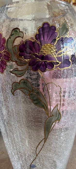 Ваза из богемского стекла