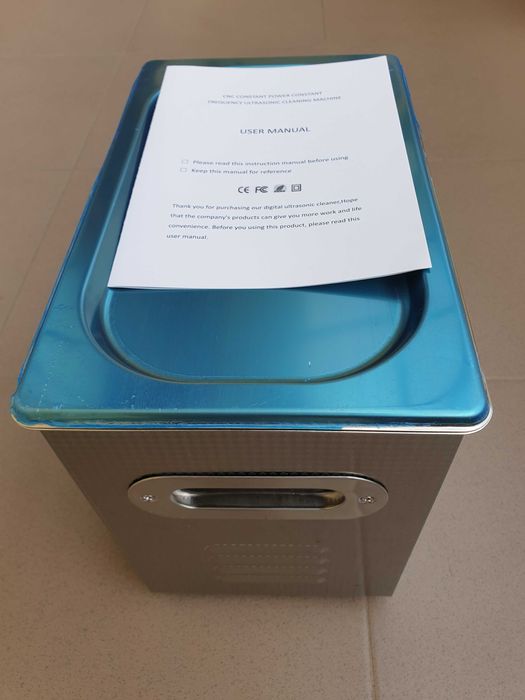 Aparat de curatat cu ultrasunete, profesional, inox, 3L