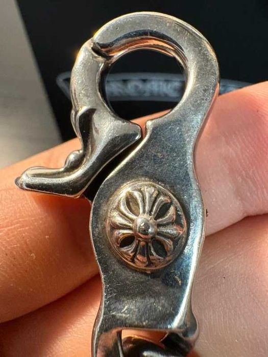 Chrome Hearts .925 Silver Cuban Link Keychain