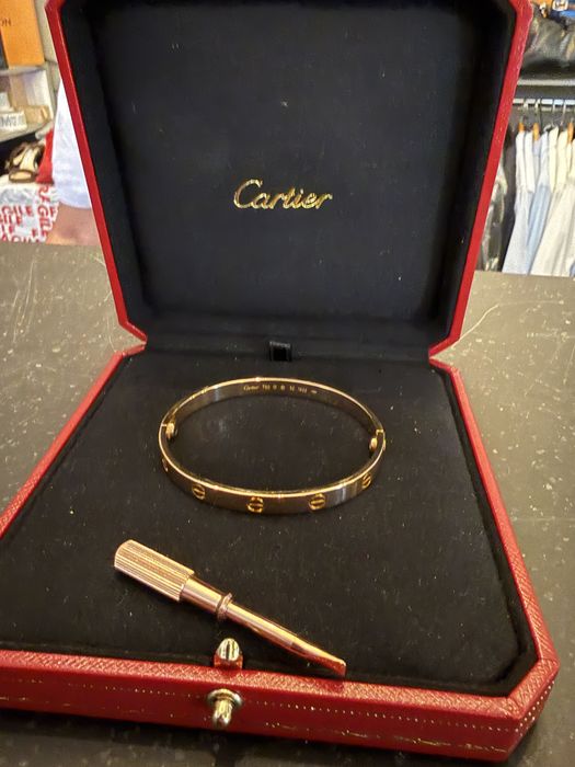 Bratara Cartier Love Aur Rose 17 / 100% orig
