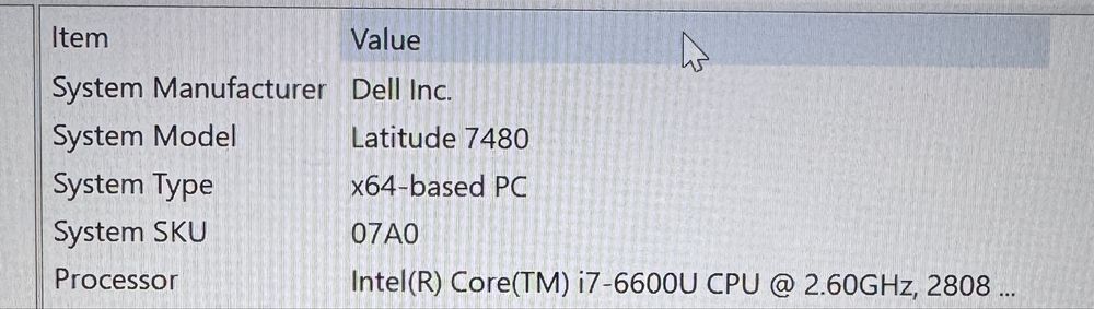Dell Latitude 7480
