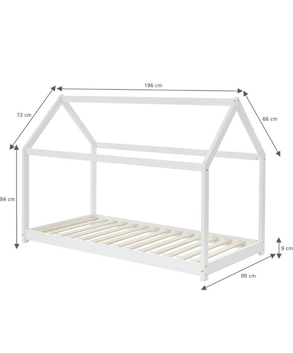 Детско легло монтесори къщичка