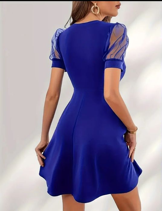 Елегантна мрежеста рокля