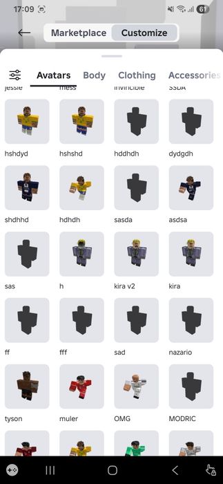 Продам аккаунт в роблоксе