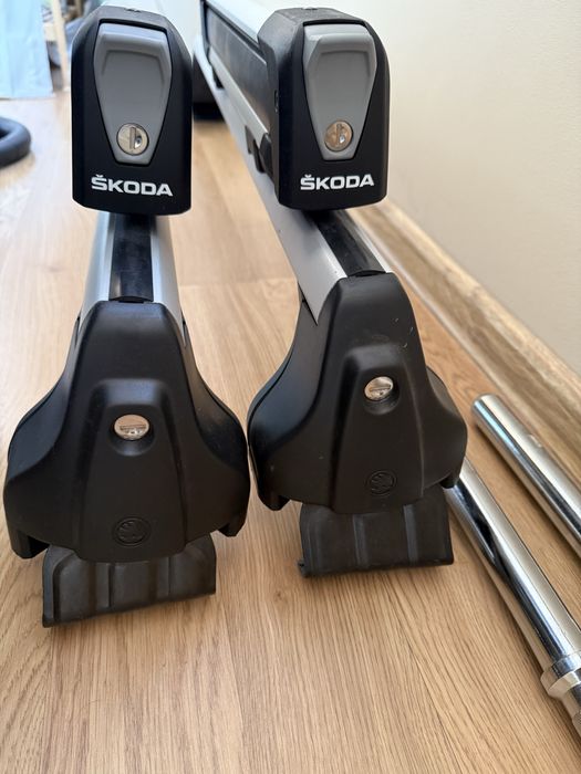 Рейлинги с креплением для лыж Skoda оригинал