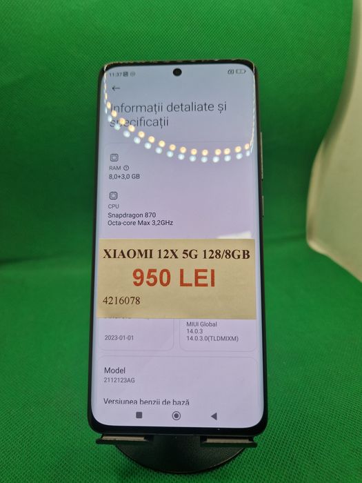 Xiaomi 12x 5g 128/8gb•Amanet Lazar Crangasi•42160