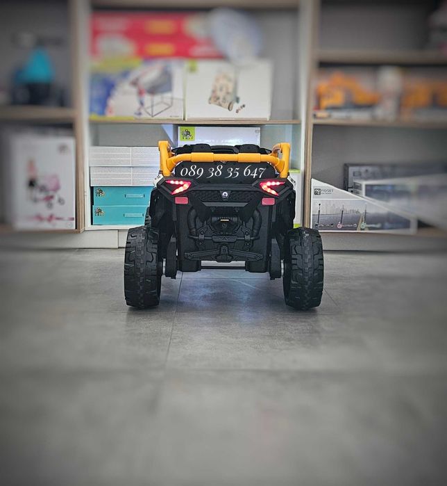 ТОП ЦЕНА!НОВО!Акумулаторен джип 4x4 Kansas WHITE с 24Vбатерия,EVA гуми