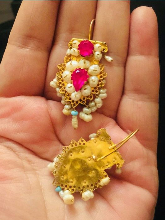 Старинные Бухарские серьги. Новые.