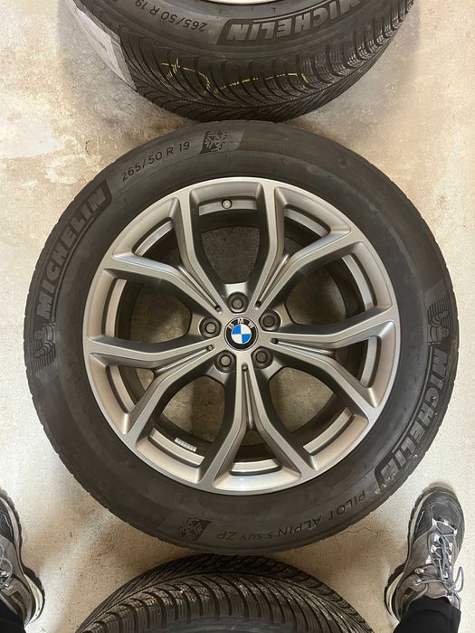 Roti Iarna 19 inch BMW X5 G05 X6 G06 Michelin 265/50 R19 Runflat