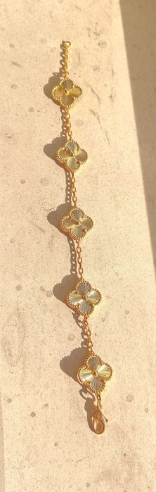 Гривна със златни детелини - Van Cleef & Arpels VCA Vintage Alhambra