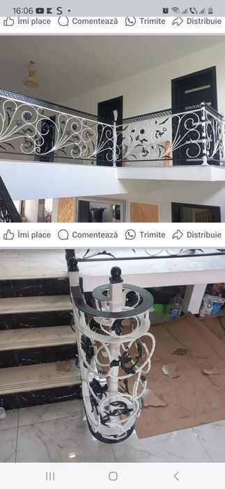 Balustrada/Gard/Scarii interioare și exterioare