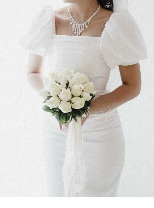 Свадебное платье белое