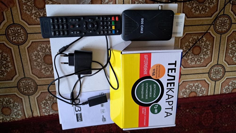 Теле карта спутниковый  тв.