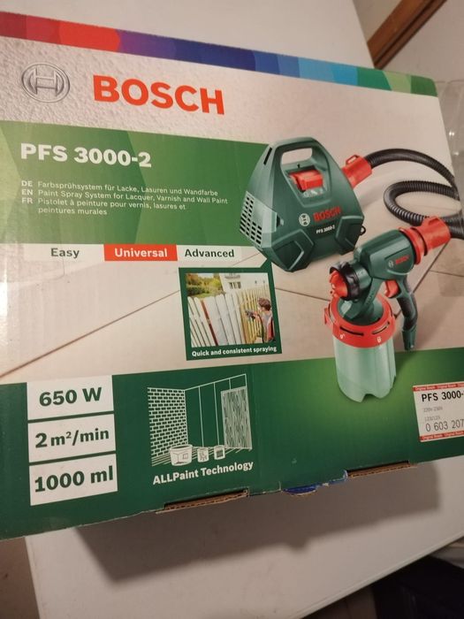 Pistol de vopsit bosch pfs 3000-2 nou