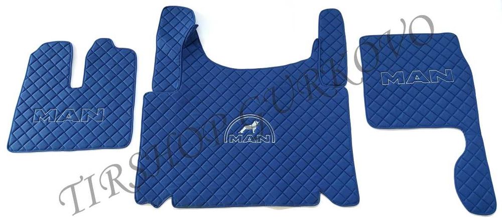 Кожени стелки за MAN TGX 2020+ с бродирани лога