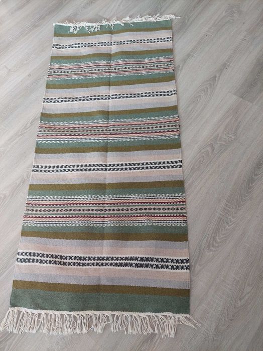 Covor rustic ,carpete lana - 2 bucati, model deosebit