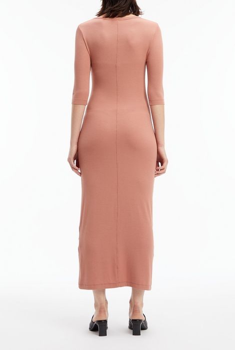 Нова рокля Calvin Klein M size с овално деколте и 3/4 ръкави