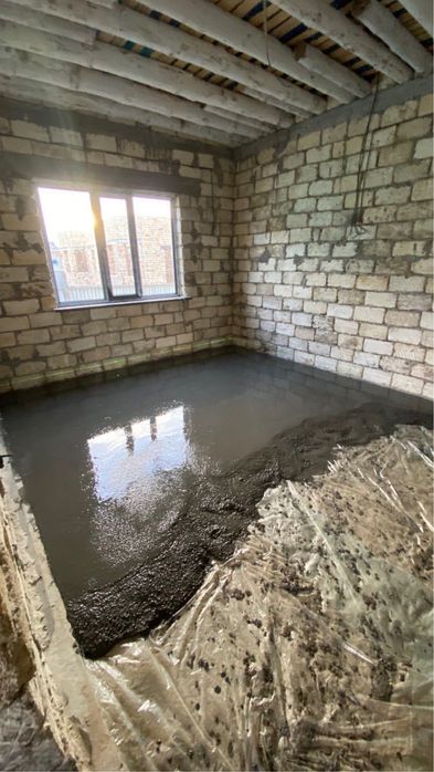 Стяжка фундамент завор құямыз