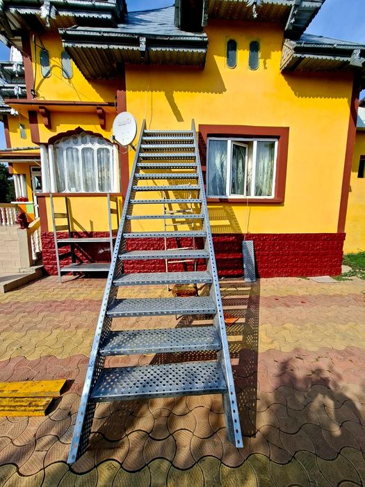 Confectionam scarii metalice zincate exterioare și pentru incendii , p