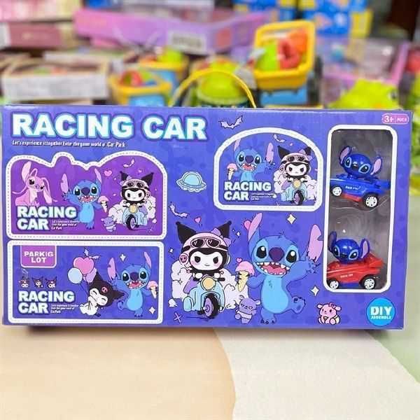 Голям комплект Писта с 2 колички Стич, Stitch