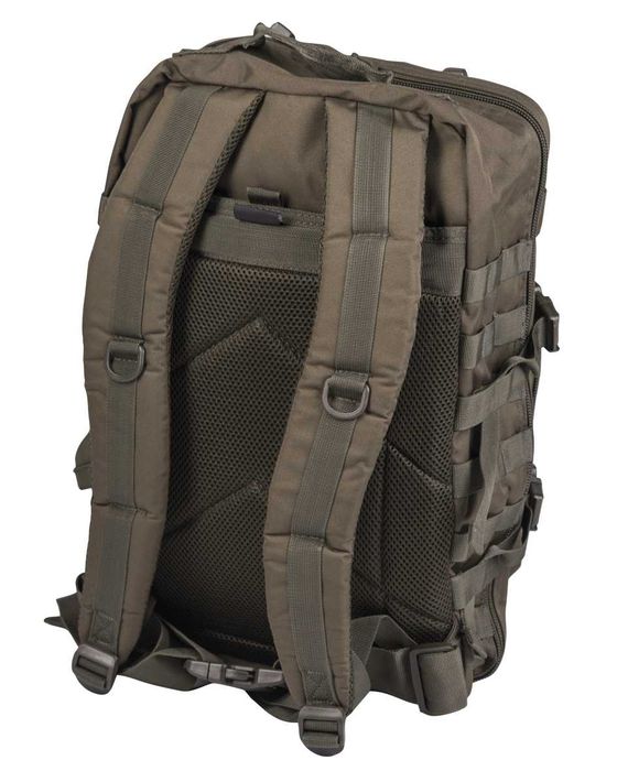 RUCSAC MILITAR MIL-TEC - Ghiozdan Tactic Asalt pentru Armata Vanatoare Camping Pescuit Vanatoare Outdoor - Bretele Ergonomice - Oliv - SKU 14002201