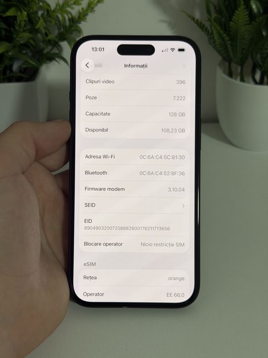 Iphone 15 128gb 88% stare buna