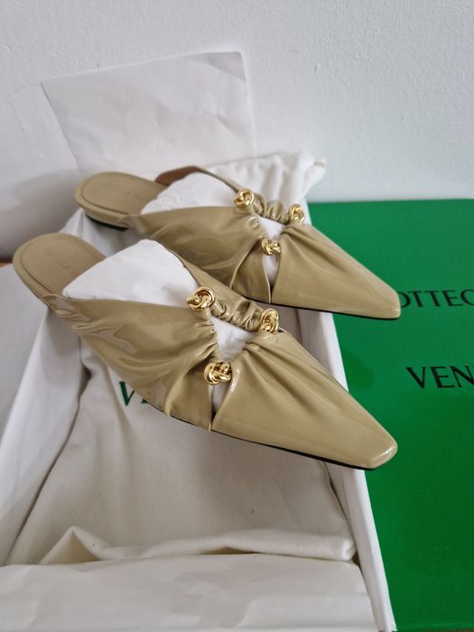 Bottega Veneta Bunnie Mule Flat