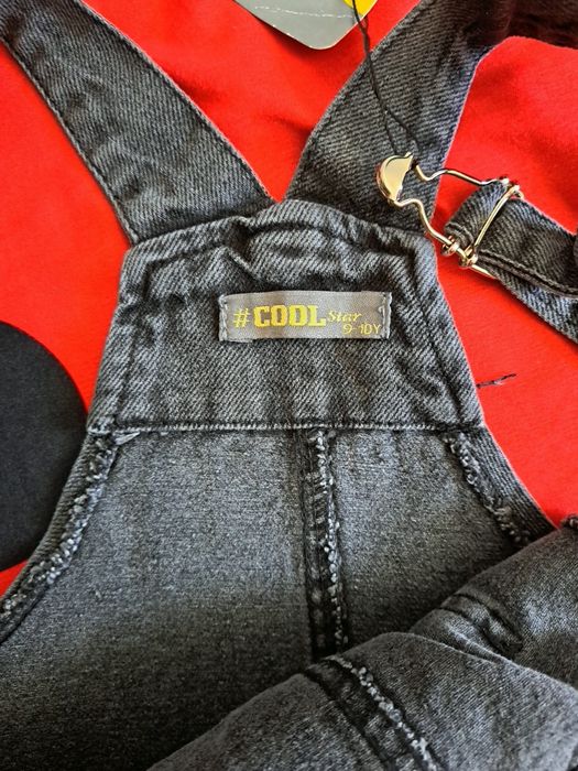 Salopete denim fetite(gemene)