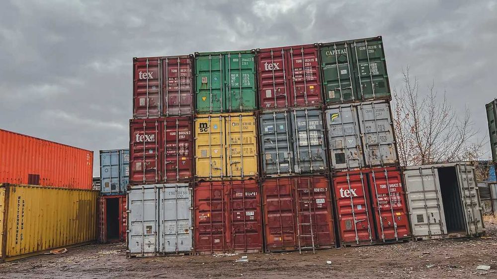 Морской контейнер 40 футов.