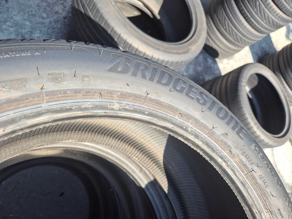 4 Anvelope de VARA - 275/40/20 106W - Bridgestone Alenza * RFT - Stare F BUNA - DOT 2020 !