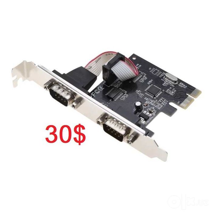 Переходная карта — адаптер RS232+LPT/PCI-Ex