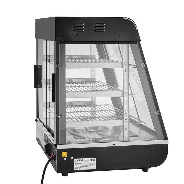 Витрина за топла храна на 3 етажа 60см