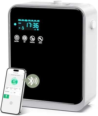 Нов Смарт дифузер за етерични масла 240мл Bluetooth Арома терапия дом