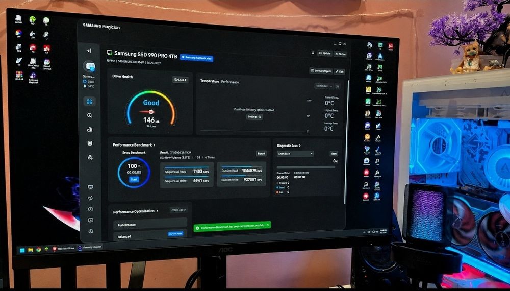 Продавам nvm Samsung 4 TB