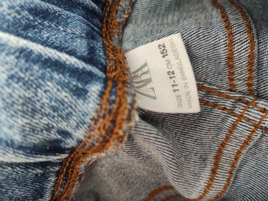 Zara & HM дънки р-р 152 см. в сиво, светъл и тъмен деним