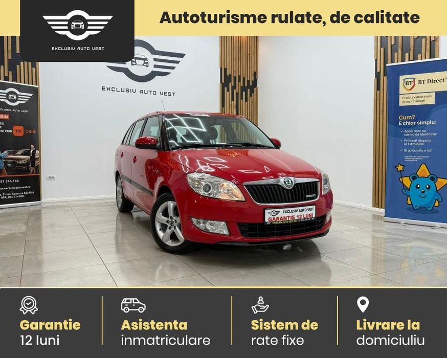 Skoda Fabia / Rate Fixe / Garantie 1 AN / Livrare