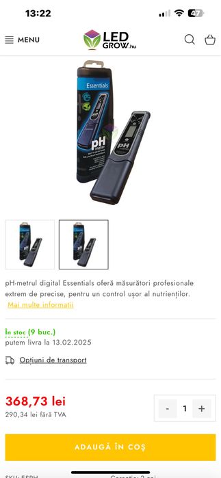 Ph-metru digital ce ofera masuratori profesionale