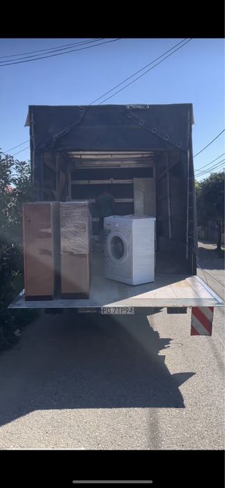 Servicii de transport marfa, mutari, debarasari (duba cu lift+liza)