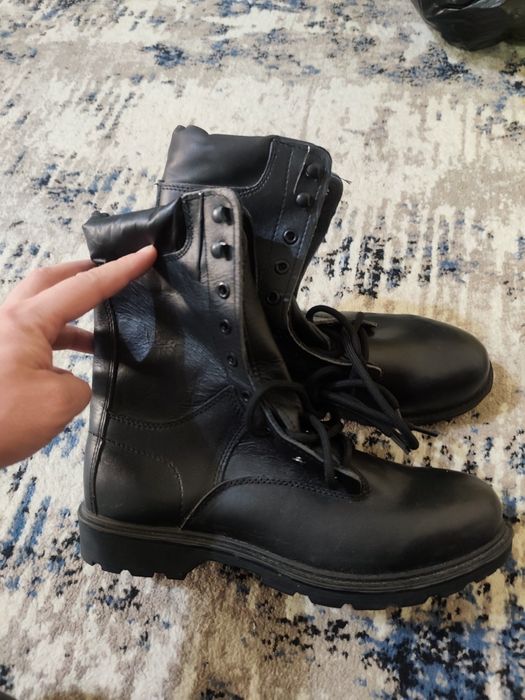 Сапоги с высоким берцом на меху